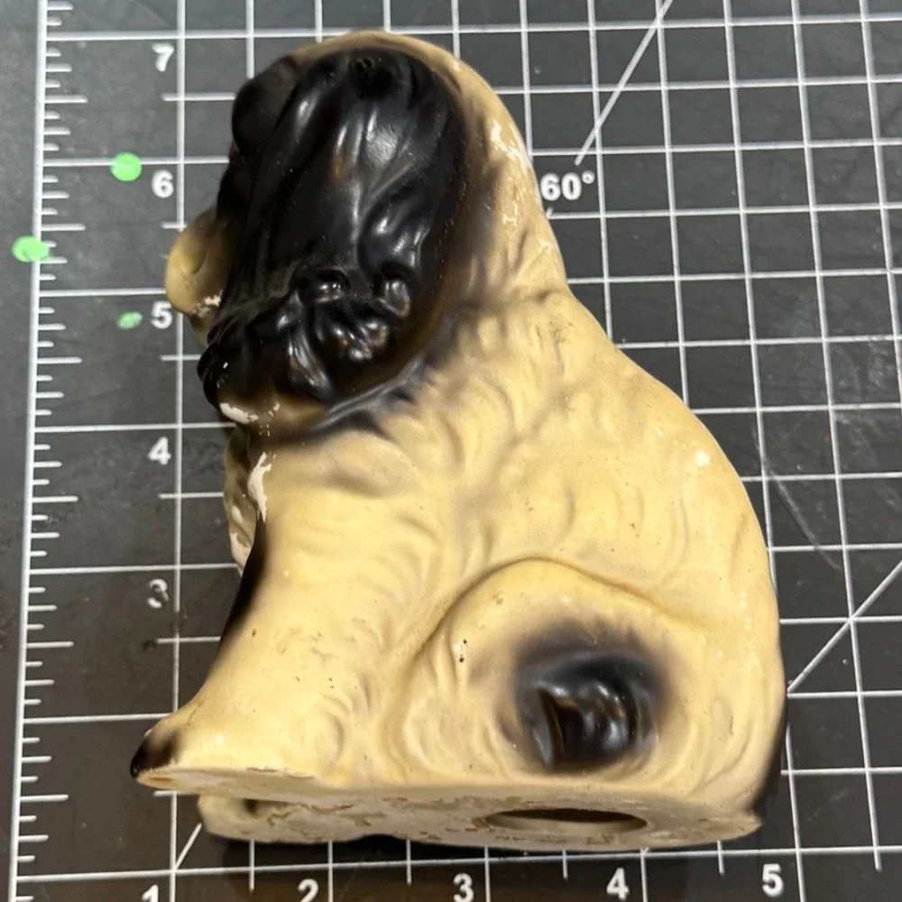 Vintage Japanese Cocker Spaniel Ceramic‎ Puppy Dog Tan Black Mid Century 6